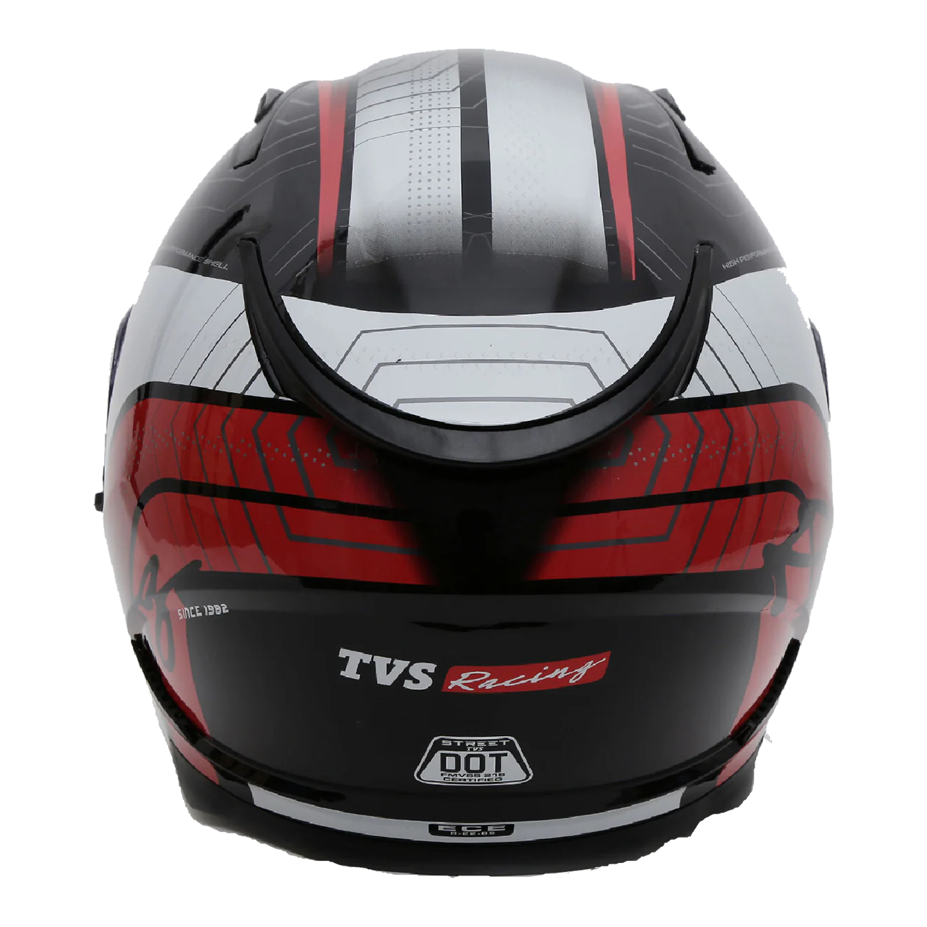 TVS Racing Dual Visor Helmet - Premium Full Face Helmet for Men - DOT/ISI/ECE Certified - Image 6